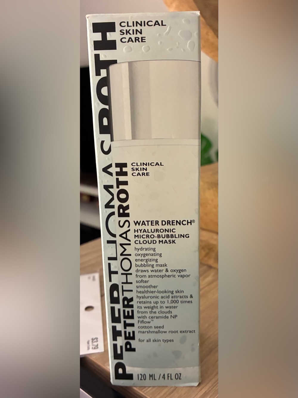 Peter Thomas Roth Water Drench Hyaluronic Cloud Mask 4 oz New